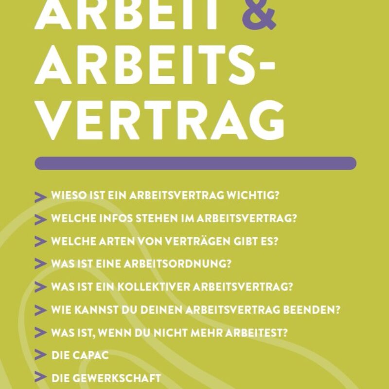 Arbeit & Arbeitsvertrag